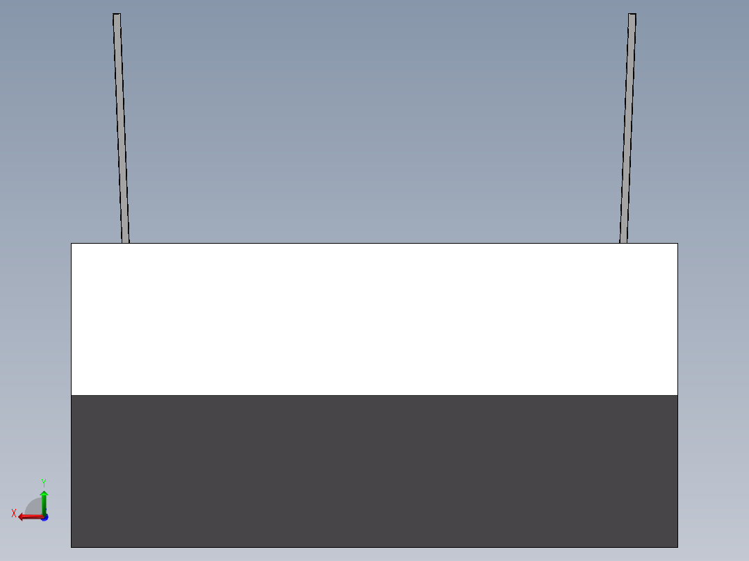 不锈钢户外装饰柜后视图