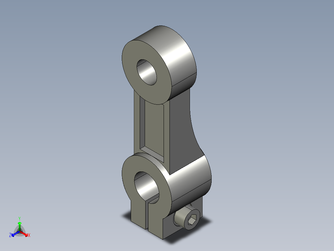 擺動式張力器SWT-3D多系列多零件图纸模型正等轴测图