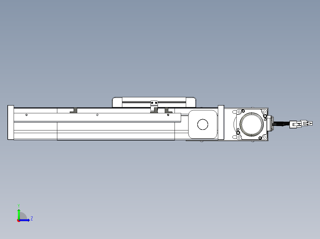 威洛博LB.GB同步带传动--欧规系列LB6A-L65-S150-BL左视图