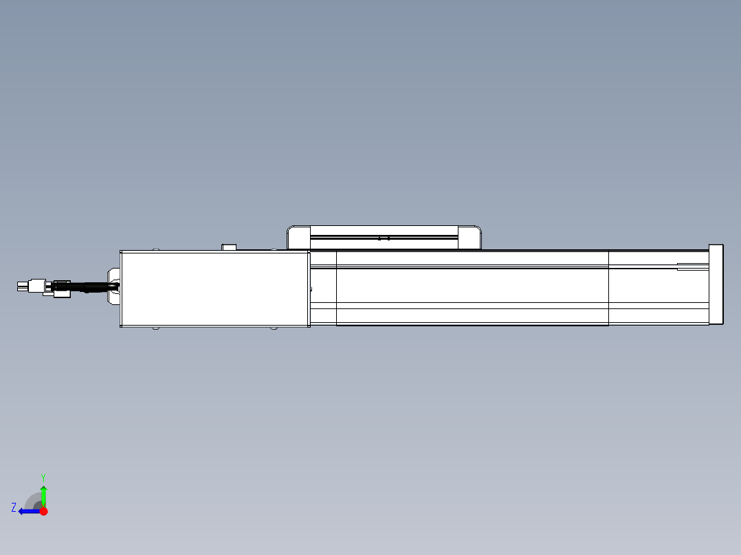 威洛博LB.GB同步带传动--欧规系列LB6A-L65-S150-BL右视图