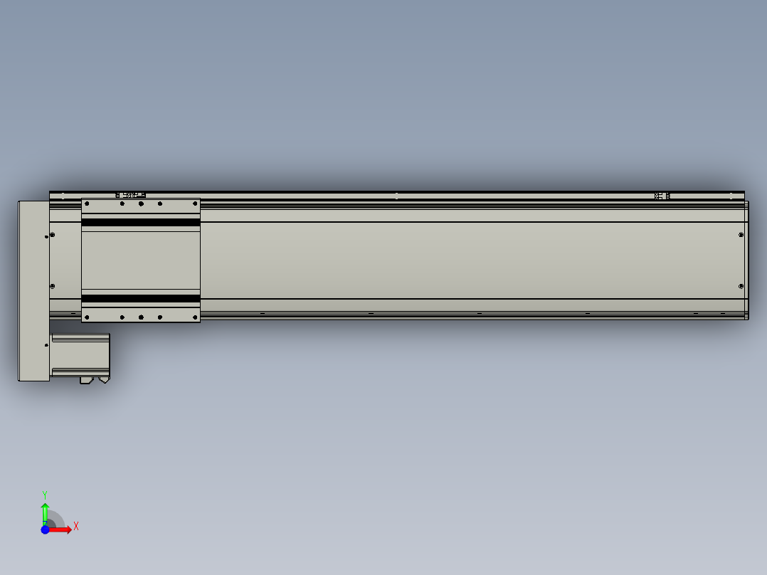 VF丝杆传动-一般环境VF22-S950-BL前视图
