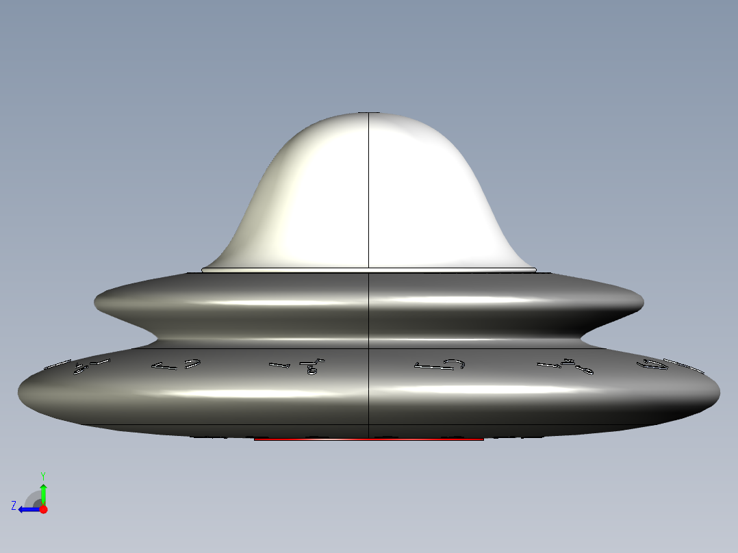 外星飞船17右视图