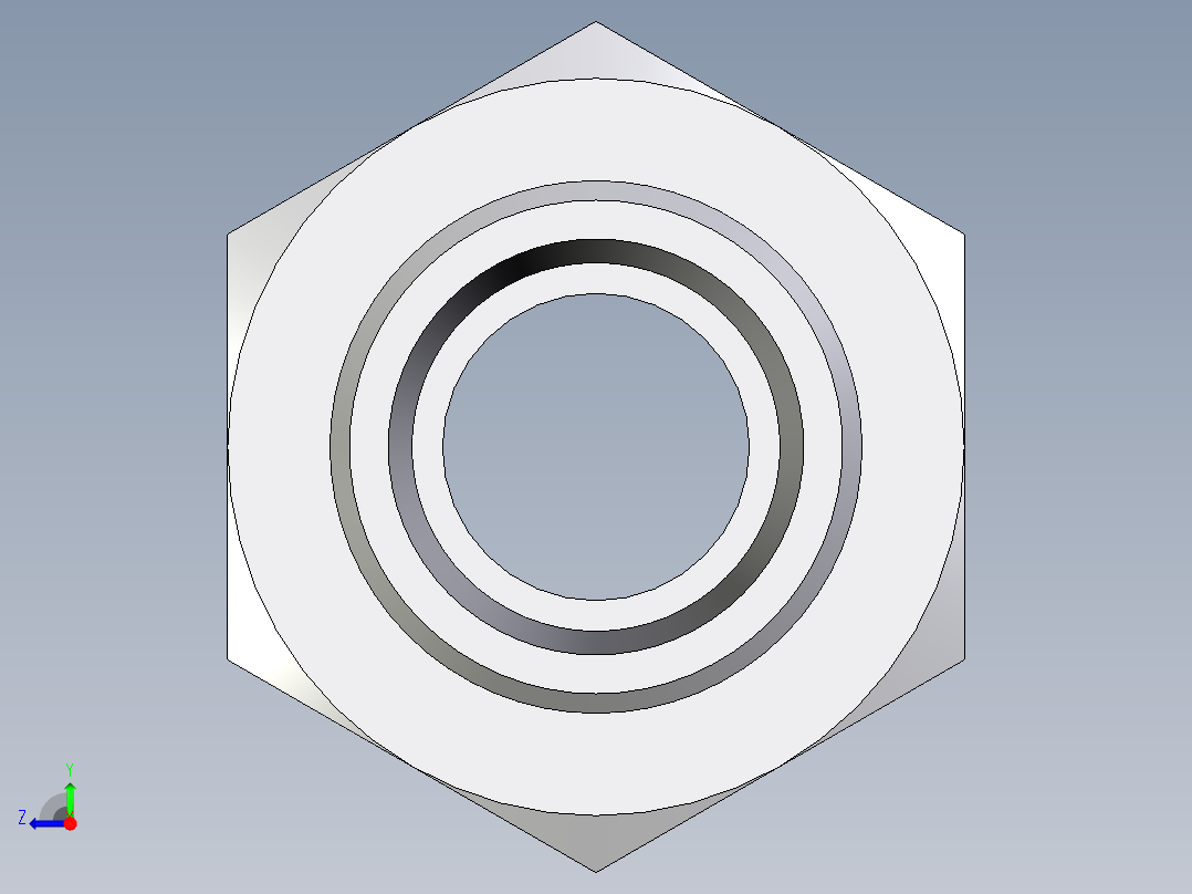 卡套式工业通用硬管接头EO_Bulkhead_union_SV18LOMD71右视图