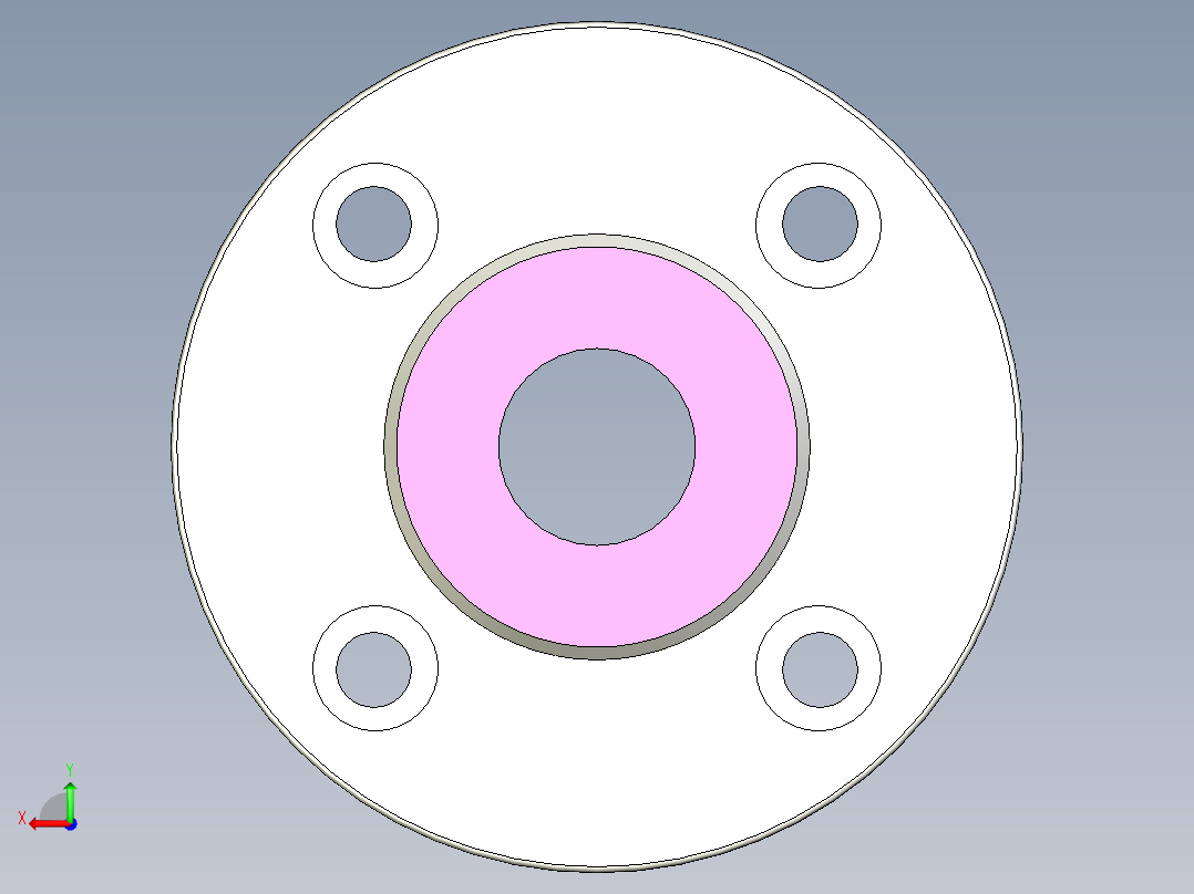 管道手动球阀-水管开关阀-手动阀门User Library-md52c150dn25-1_MD52C150DN25.FCP后视图