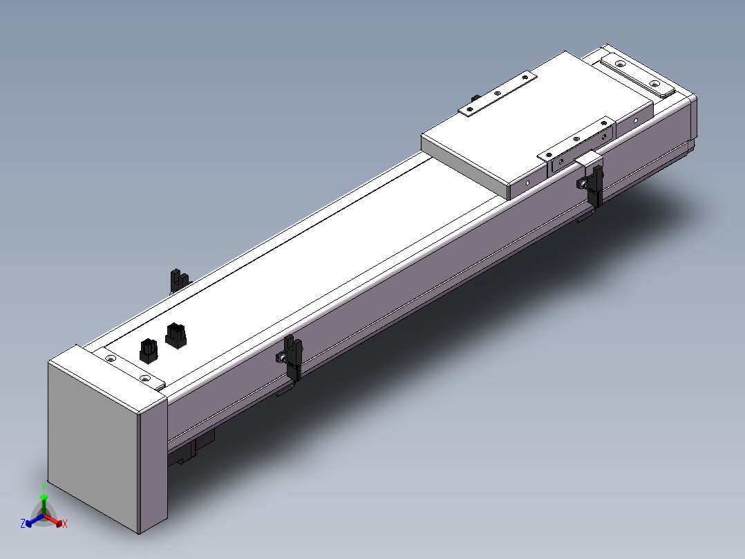 精密模组MC100-L05-350-BM-M10-C4正等轴测图