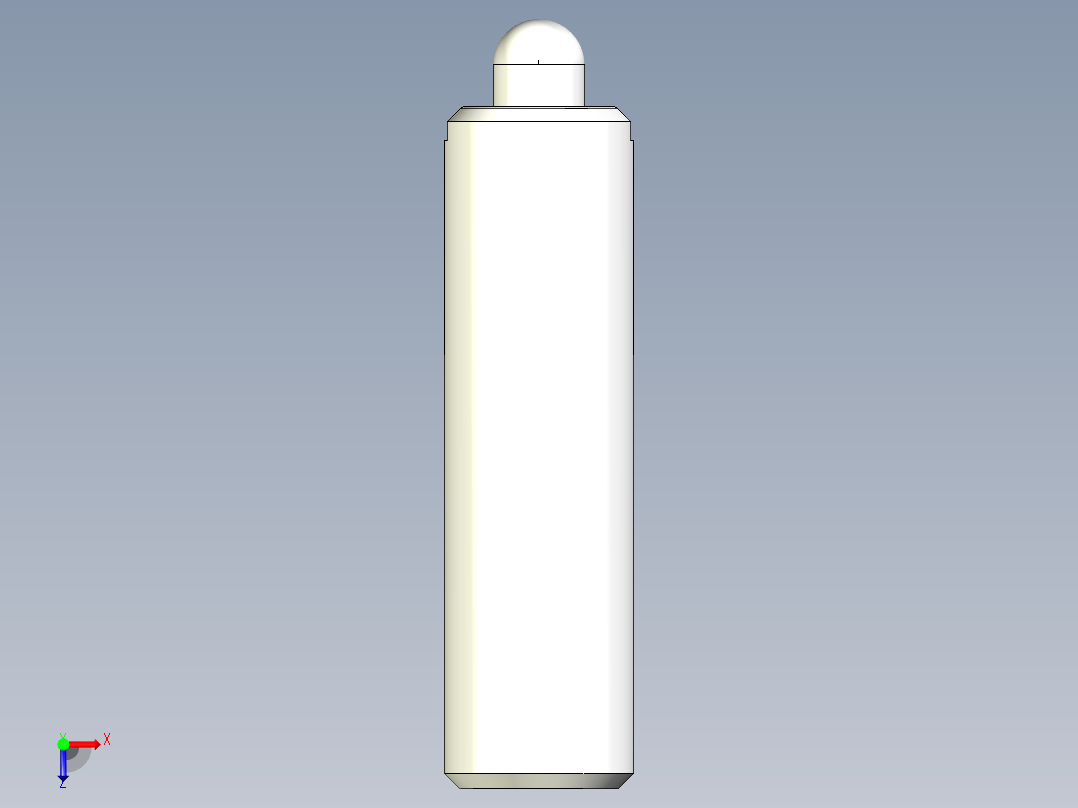 定位柱(輕荷重)2206-3D多系列多零件图纸模型俯视图