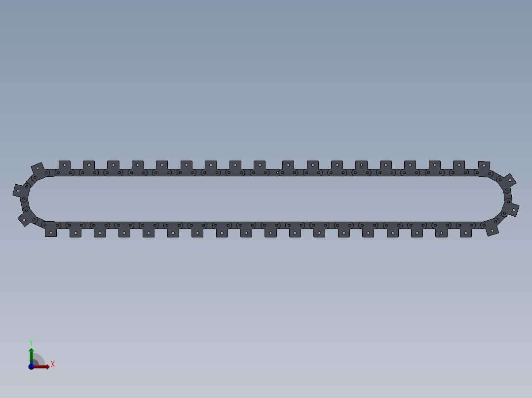 输送机链条---sw前视图