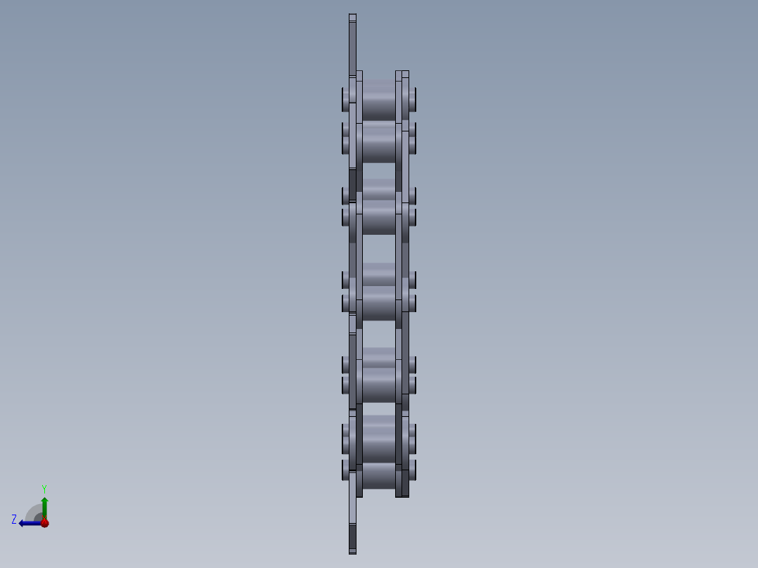 输送机链条---sw右视图