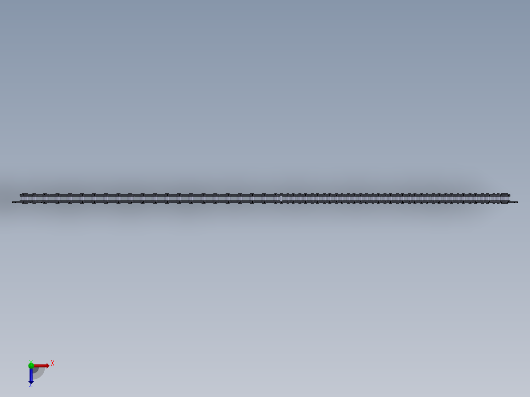 输送机链条---sw俯视图