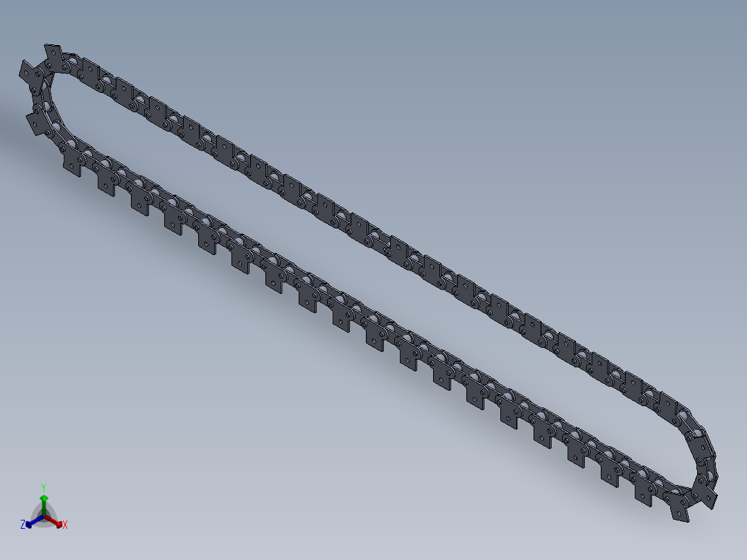 输送机链条---sw正等轴测图