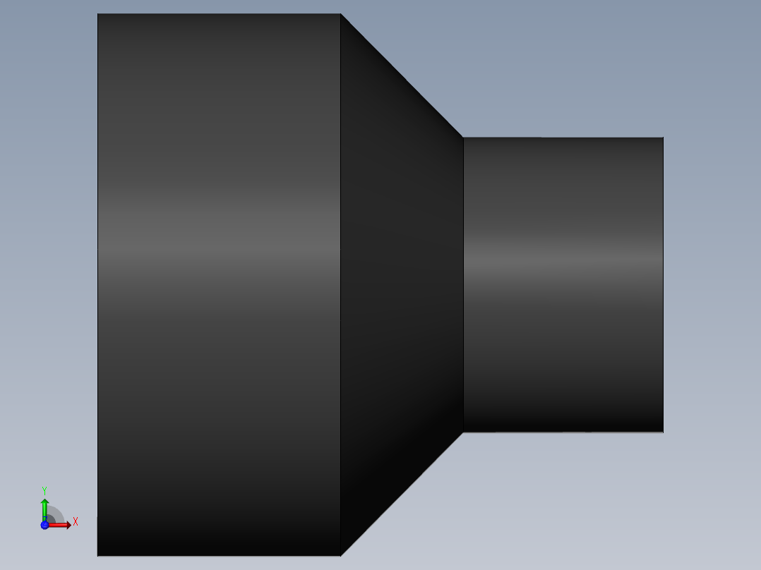 PVC管件-4X2 r-SOCKET右视图