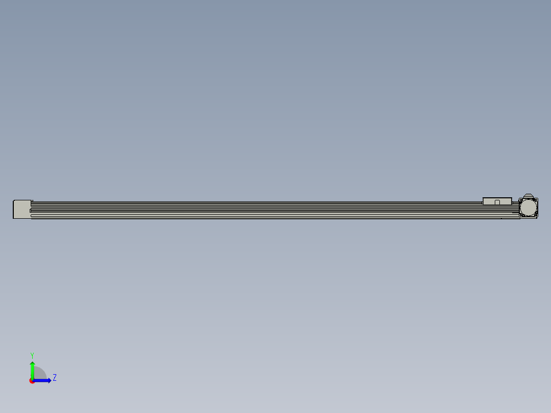 威洛博直线电机模组EB4-L80-S1350-R-57-MS3左视图