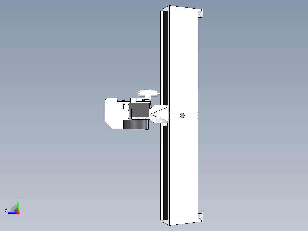 1325广告雕刻机sw18可编辑右视图