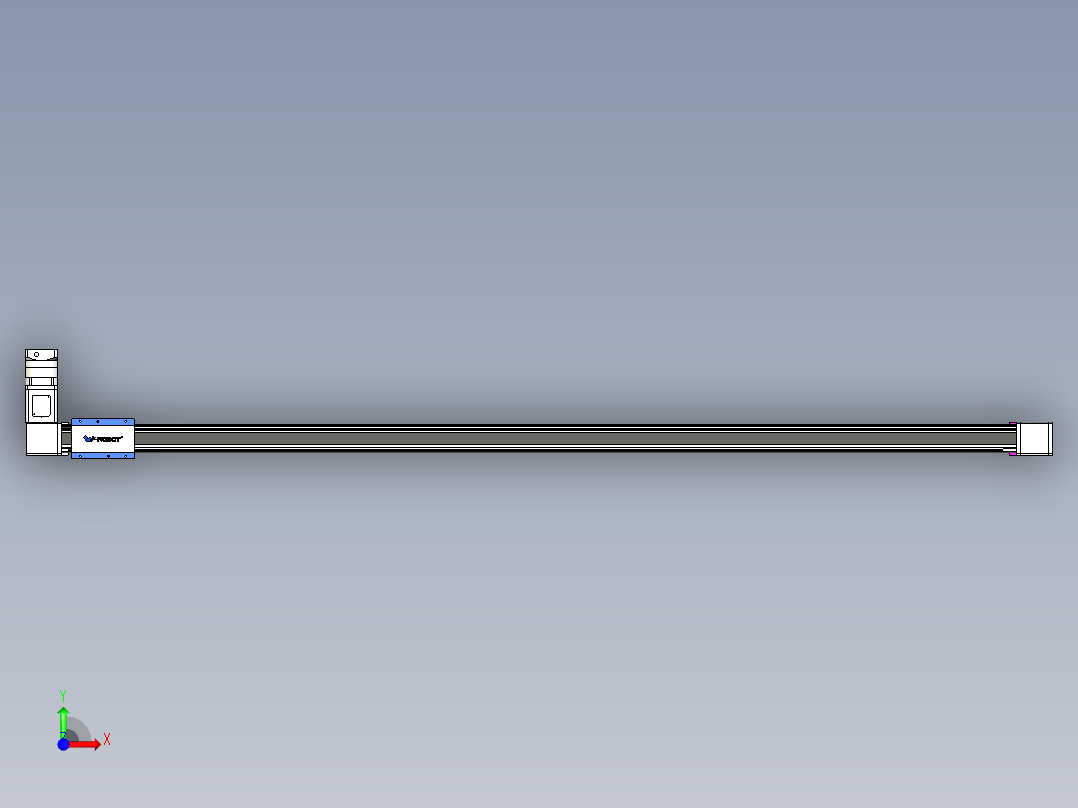 威洛博LB.GB同步带传动--欧规系列GB8-L192-S2500-BR-P75-K前视图