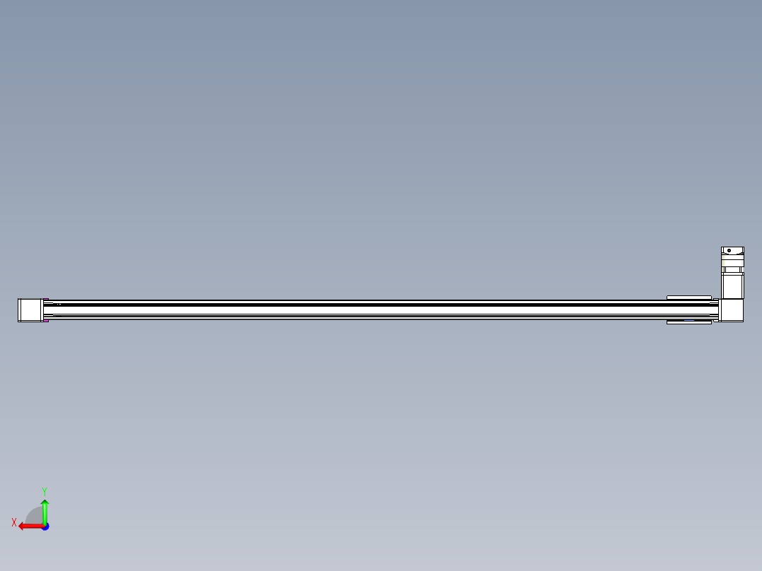 威洛博LB.GB同步带传动--欧规系列GB8-L192-S2500-BR-P75-K后视图