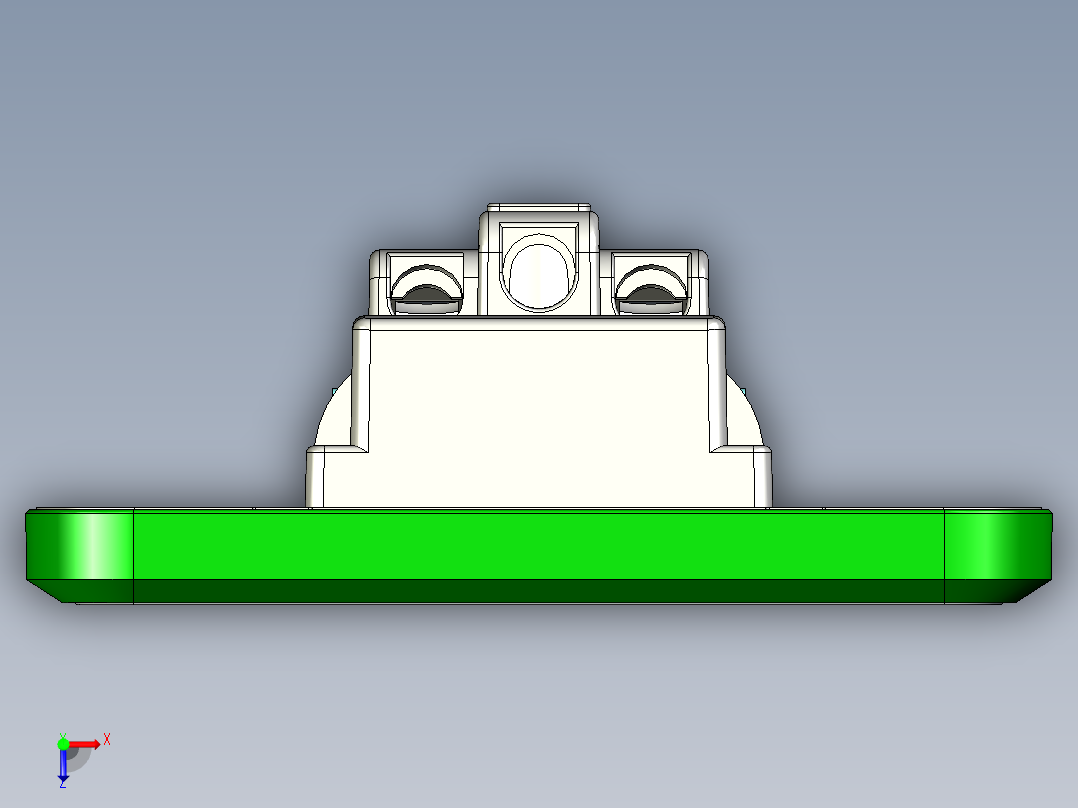 飞利浦-三孔插座 STP俯视图