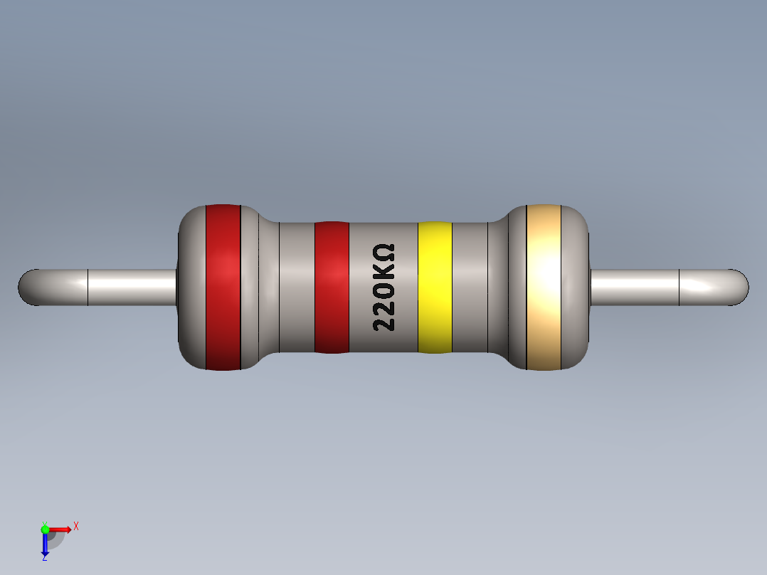 电容器 二极管 电阻器-Resistor 220K Ohm