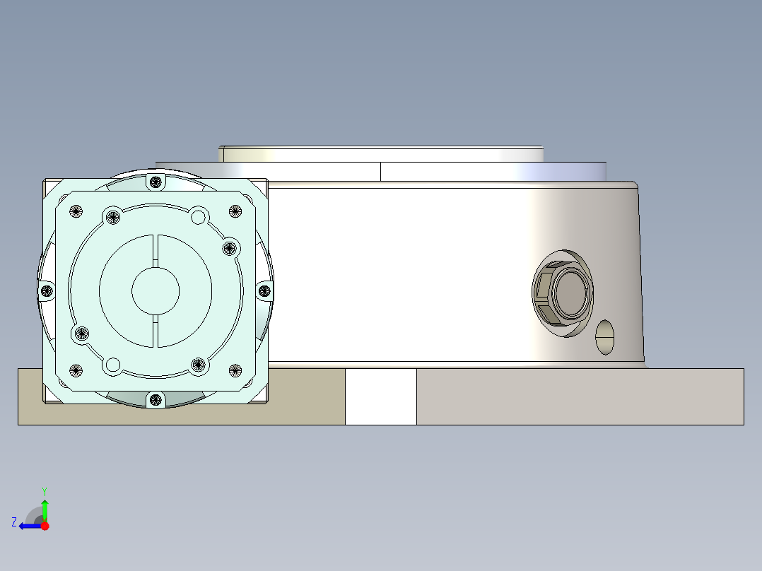 YH90HP-20K-19-70-90-M6(+WVBR90)(1)右视图