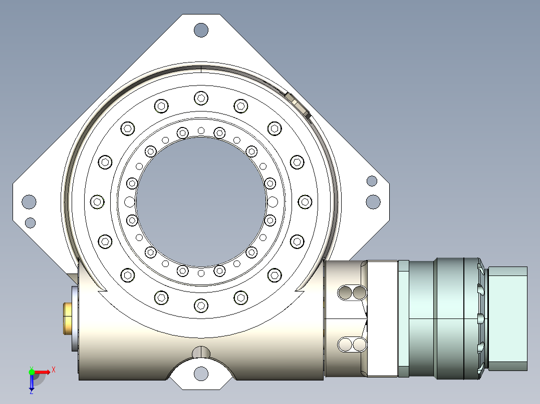 YH90HP-20K-19-70-90-M6(+WVBR90)(1)俯视图