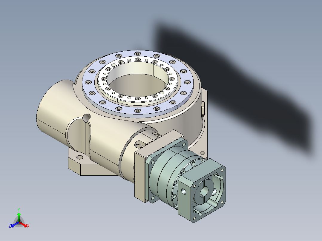 YH90HP-20K-19-70-90-M6(+WVBR90)(1)正等轴测图
