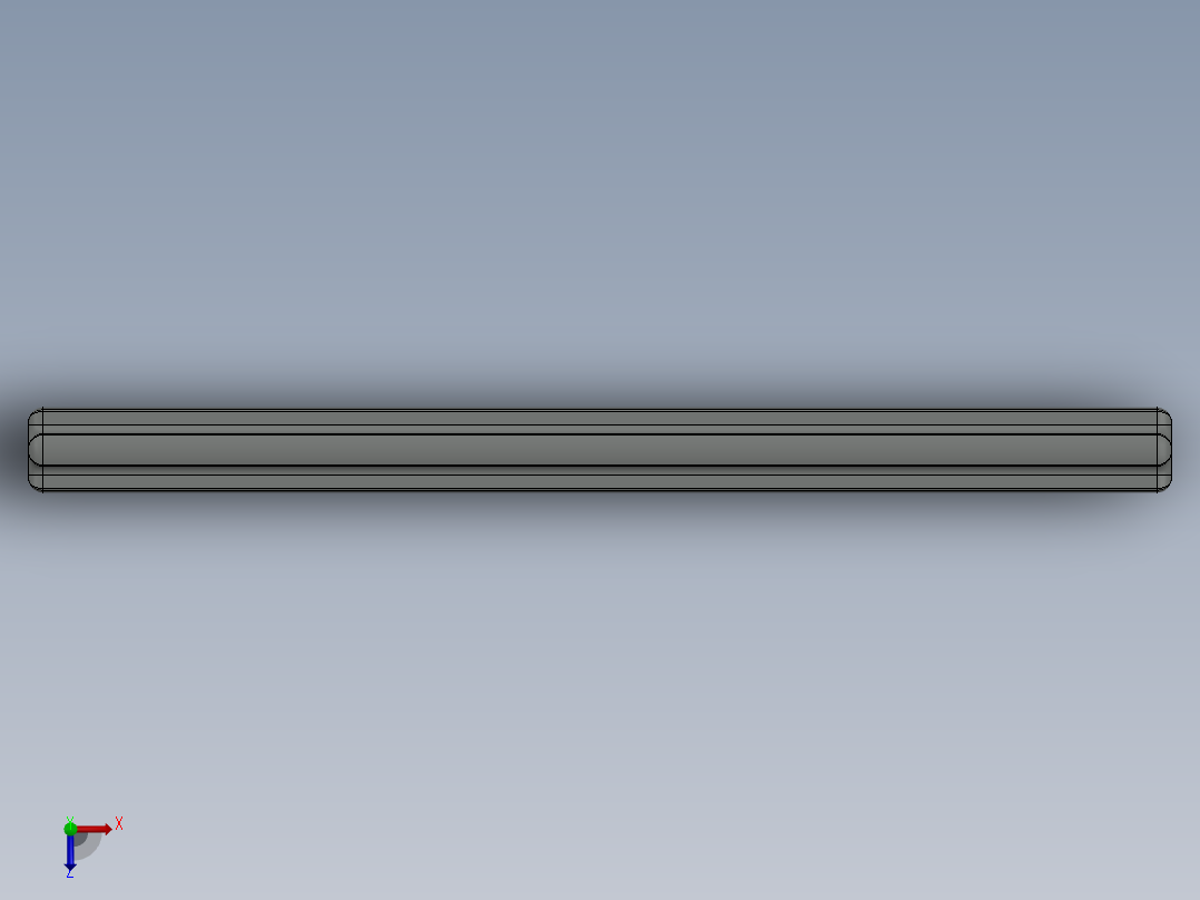 乐高机械组车桥-3707 OldGray Technic Axle 8俯视图