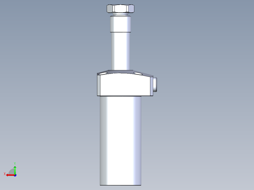 KOSMEKLHA0400-CR-Q25多系列多零件图纸模型后视图