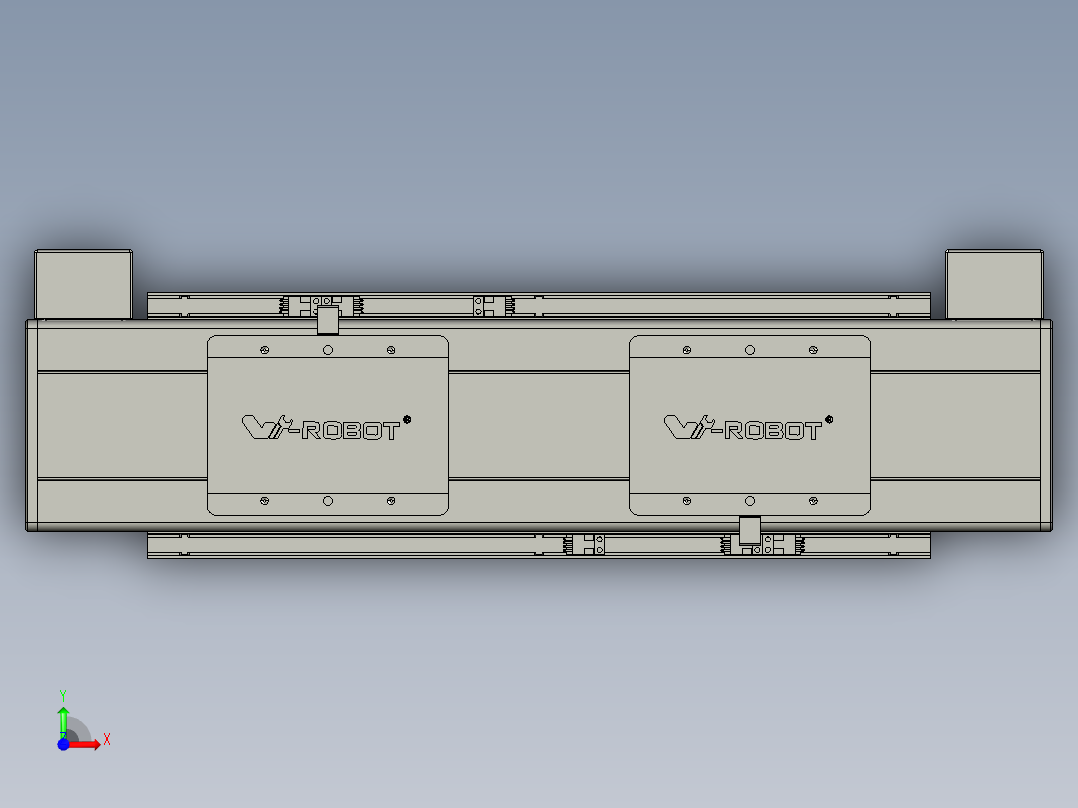 威洛博双电机滑台-VBC14S2-L50-S100-BD-P40-C6前视图
