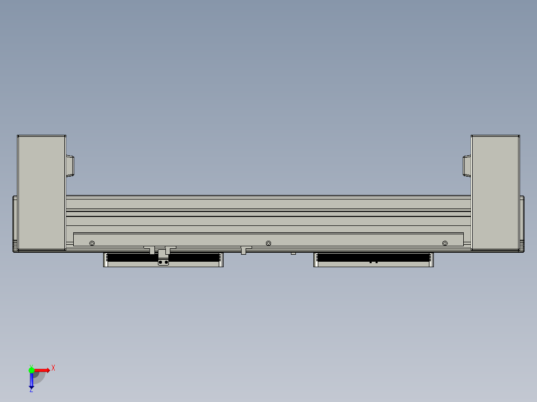威洛博双电机滑台-VBC14S2-L50-S100-BD-P40-C6俯视图