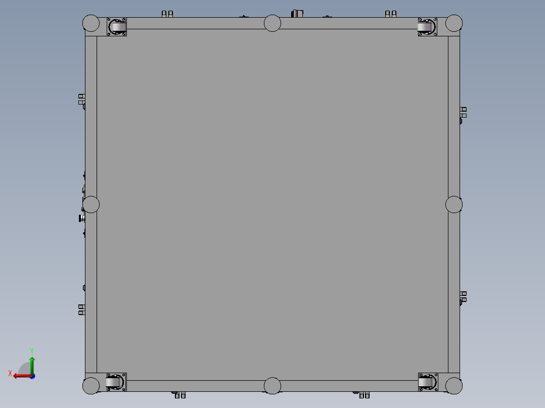 自动化鼠标组装机3D模型后视图