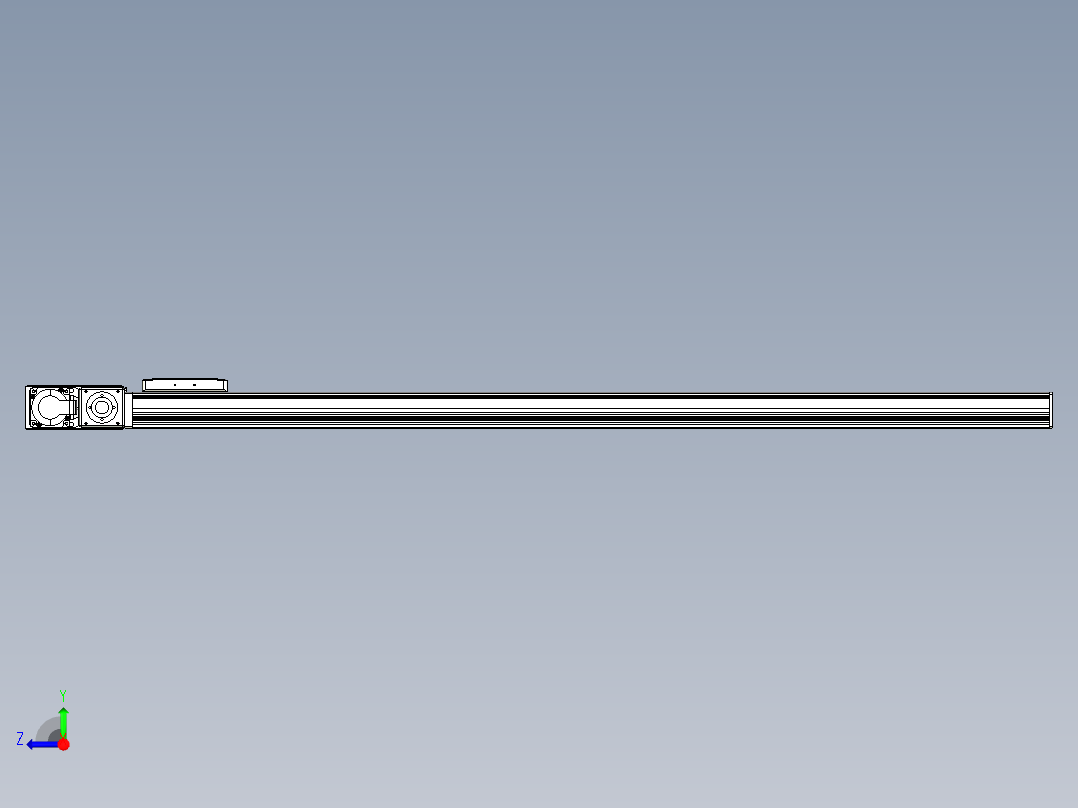 同步带全封闭直线模组TPA-HCB-105D-90-L1200-ML-C-P20-N3右视图
