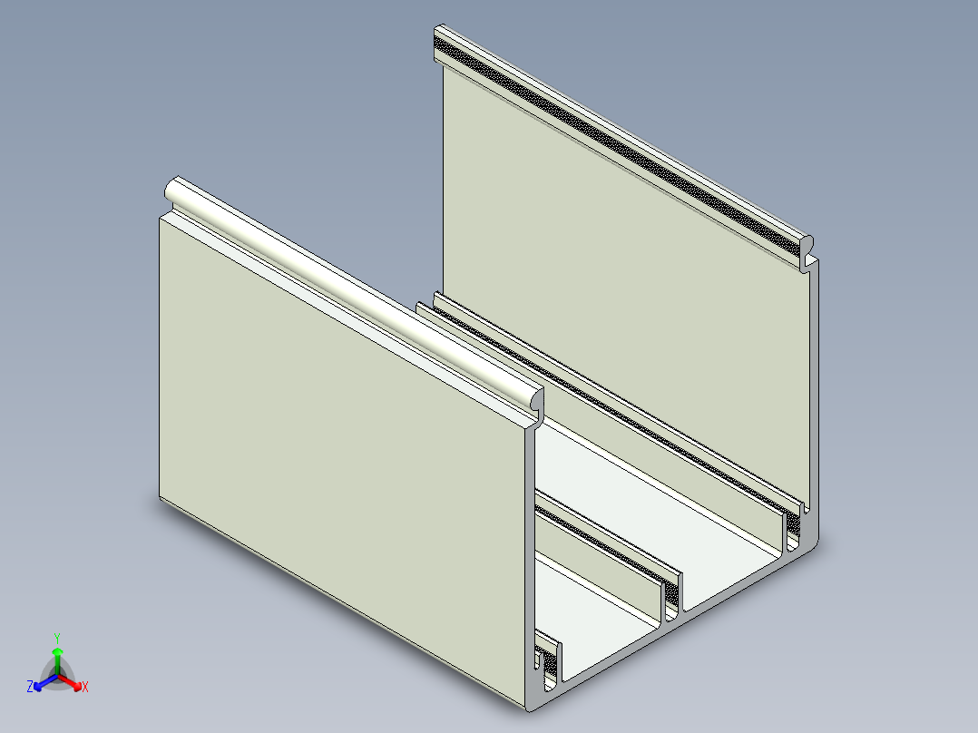 型材-KJN CABLE CONDUIT 80X80 KJN511030.STEP