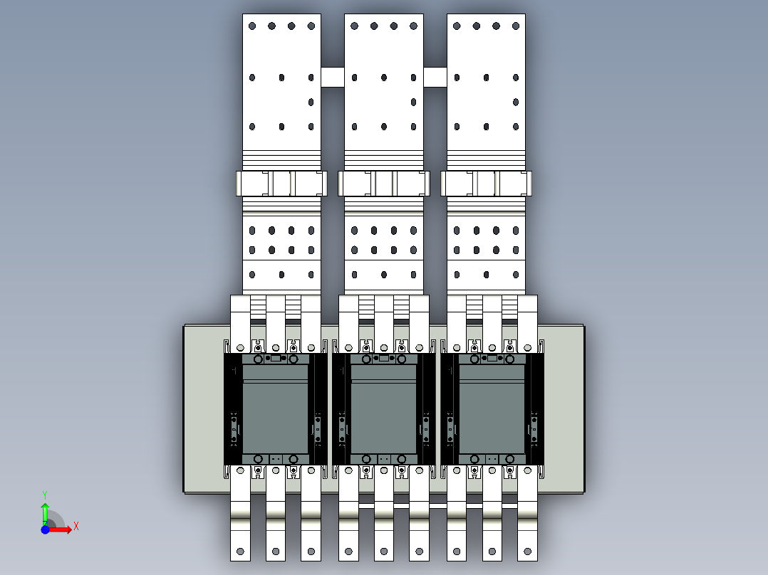 ABB AF750 带母线连接 2500A前视图