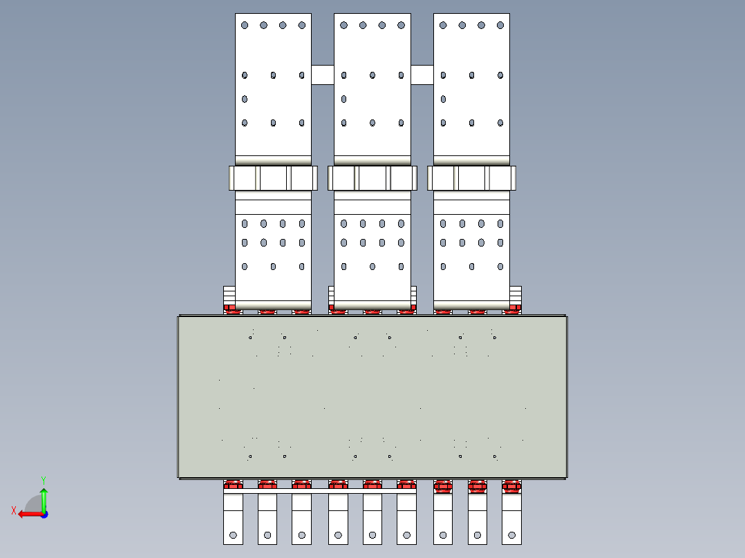 ABB AF750 带母线连接 2500A后视图