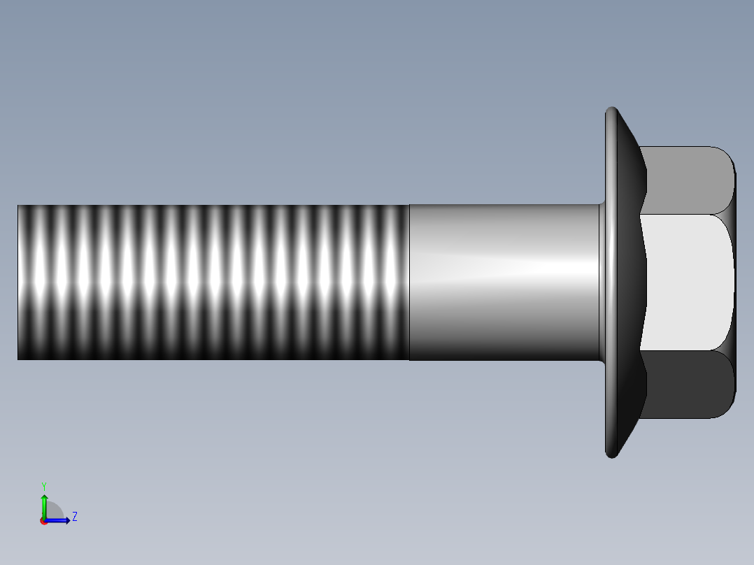 flange bolt左视图