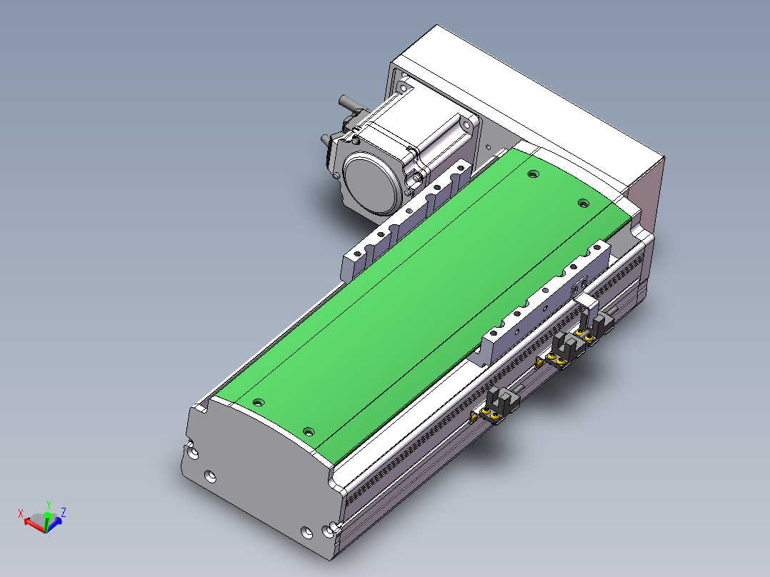 MTH丝杆半封闭模组MT120BS-BL-200W