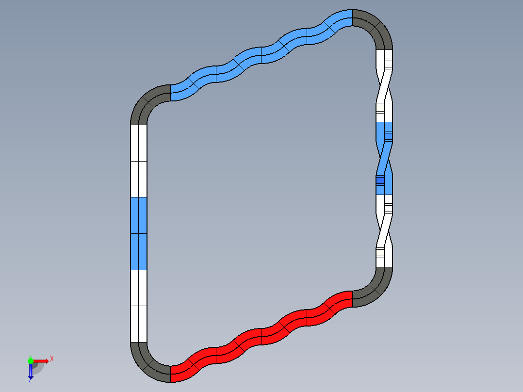 四驱车跑道6俯视图