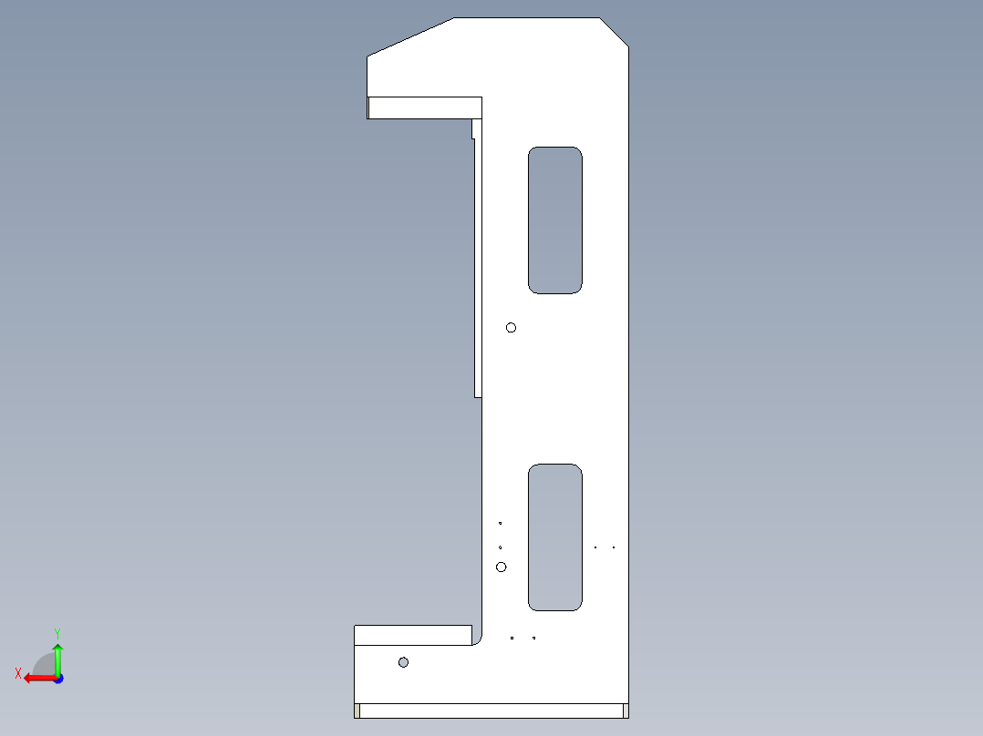 上下护管压机后视图