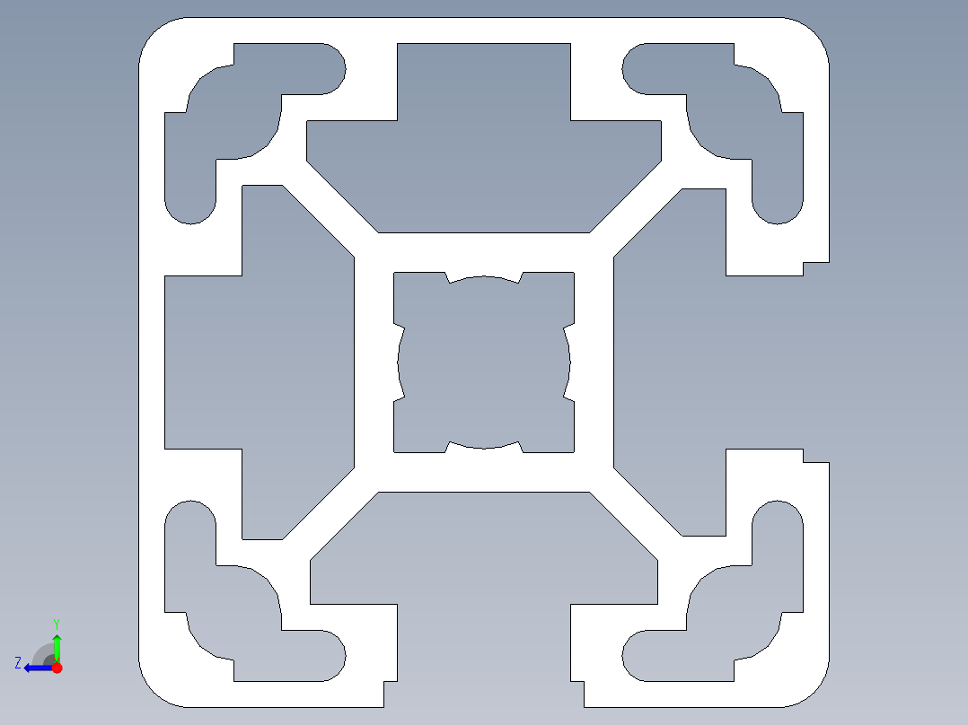 型材-BR 40X40L 2NVS KJN993189.STEP右视图