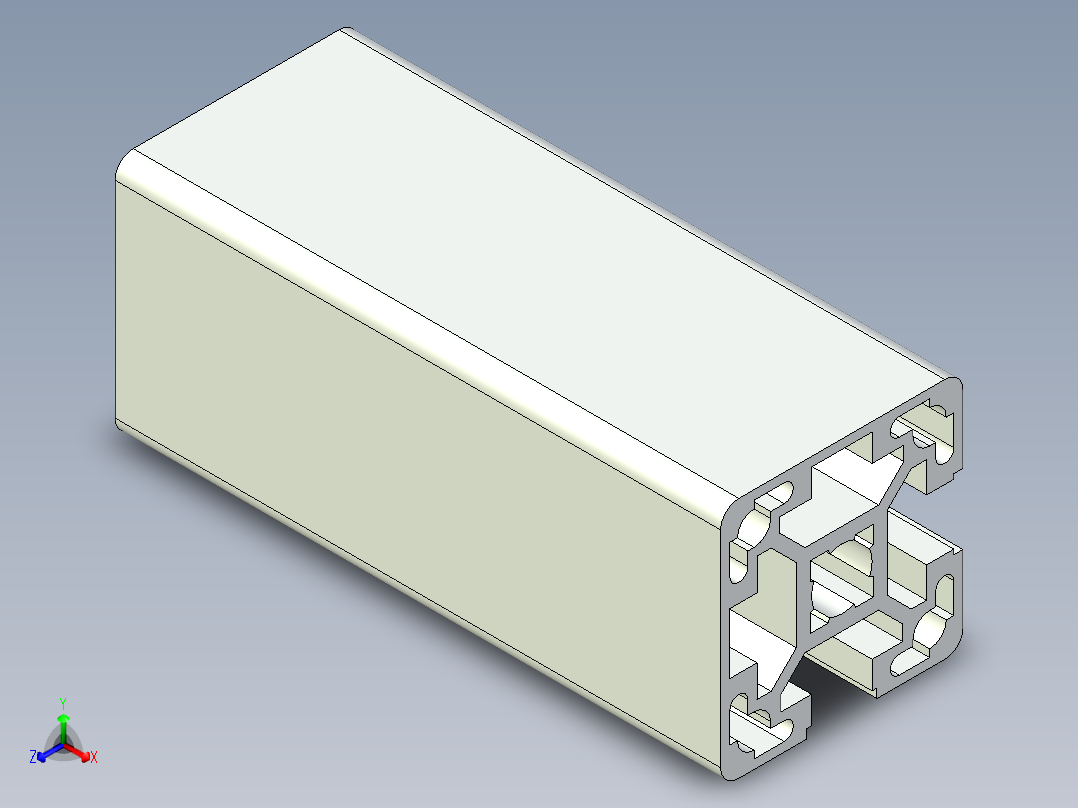 型材-BR 40X40L 2NVS KJN993189.STEP正等轴测图