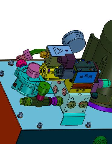 印刷机械设备多路润滑液压系统