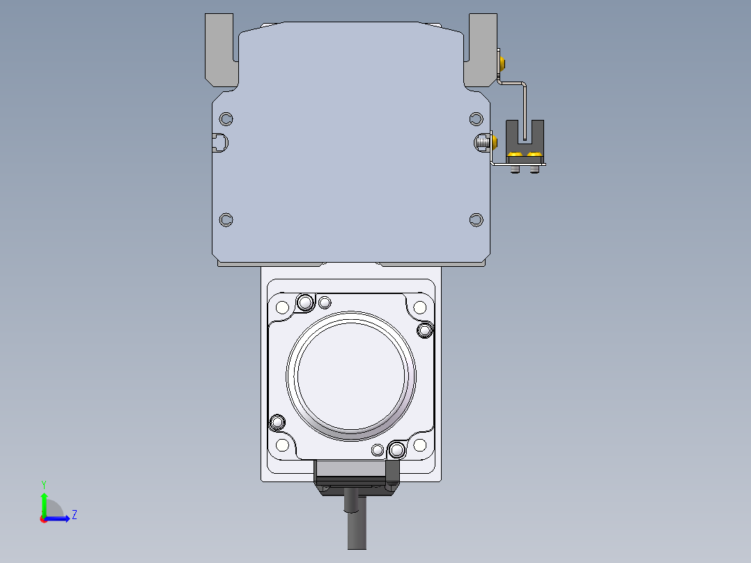 MTH丝杆半封闭模组MT100BS-BM-200W左视图