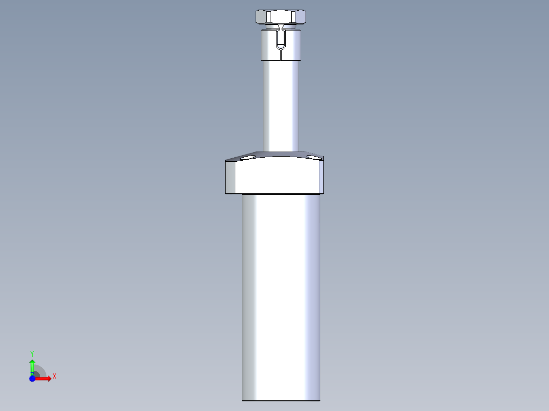 KOSMEKLHA0550-SR-Q50多系列多零件图纸模型前视图