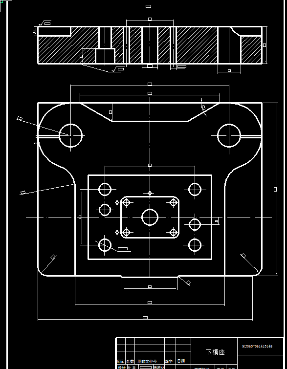 垫板零件冲压成型工艺及模具设计【全套9张CAD图】