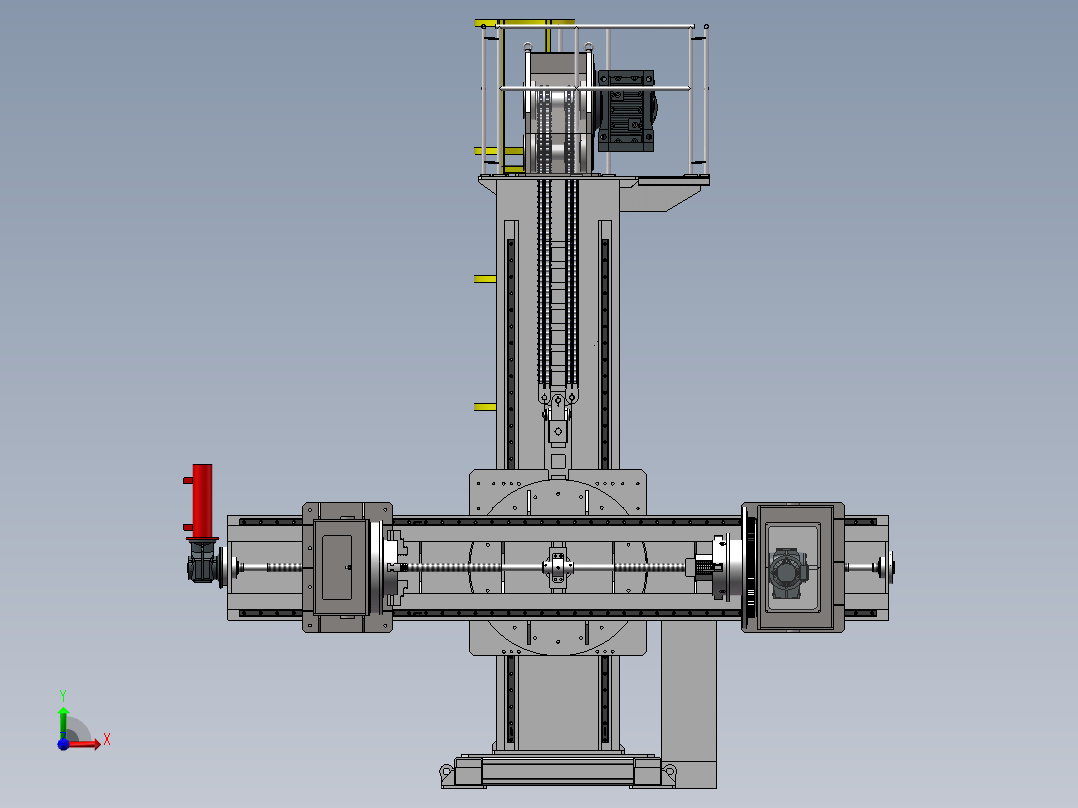 01.4m焊接翻转机前视图