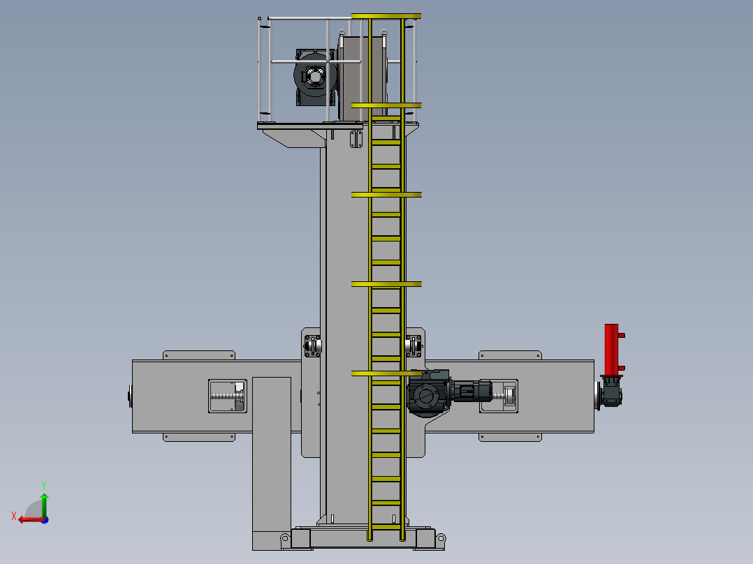 01.4m焊接翻转机后视图