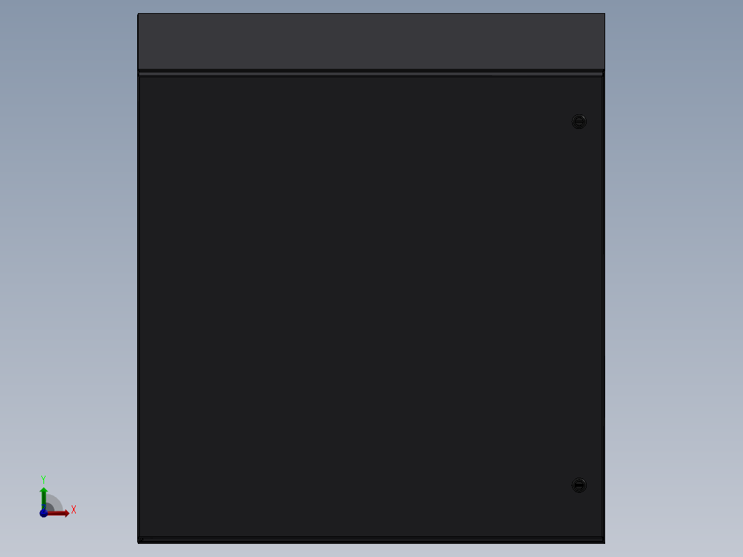 电器柜 电控柜 (66) 机械设计素材前视图