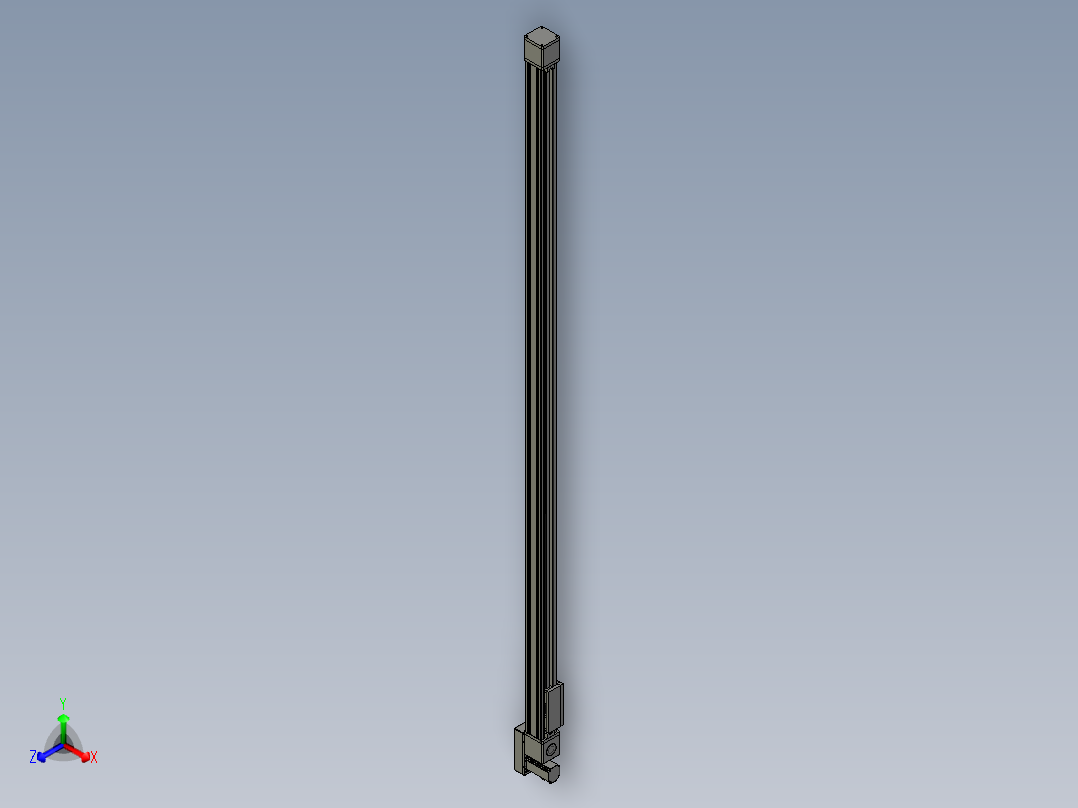 欧规系列-GB8-L96-S2700-BL-P40-MS3正等轴测图