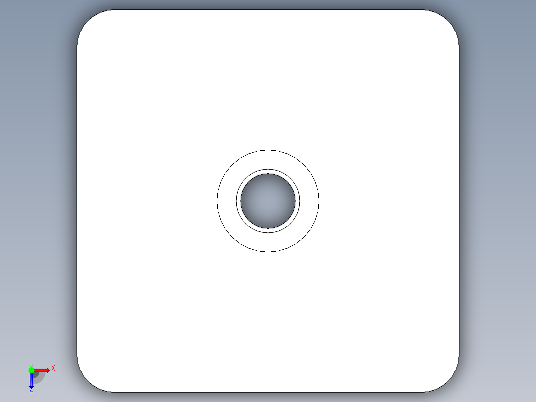 型材-BR 30X30 ZINC COVER CAP 3842518204俯视图