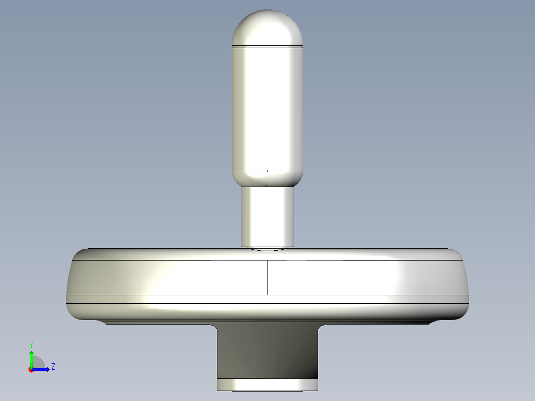 人體工學型二幅手輪ETW+IR-3D多系列多零件图纸模型左视图