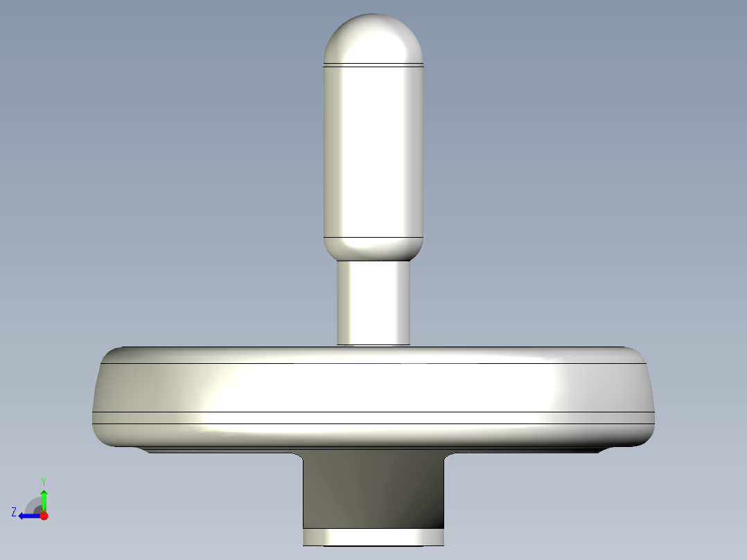 人體工學型二幅手輪ETW+IR-3D多系列多零件图纸模型右视图
